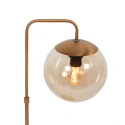 table lamp BOLLIQUE 1 flame E14 IP20, bronze dimmable