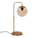 table lamp BOLLIQUE 1 flame E14 IP20, bronze dimmable
