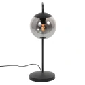 Steinhauer Tafelarmatuur BOLLIQUE 1-vlams E14 IP20, zwart dimbaar