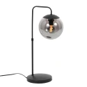 Steinhauer Tafelarmatuur BOLLIQUE 1-vlams E14 IP20, zwart dimbaar
