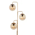 Steinhauer Staande lamp BOLLIQUE 3-vlams E14 IP20, brons dimbaar