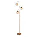 Steinhauer Staande lamp BOLLIQUE 3-vlams E14 IP20, brons dimbaar