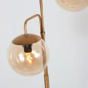 Steinhauer Staande lamp BOLLIQUE 3-vlams E14 IP20, brons dimbaar