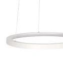 Steinhauer Pendelarmatuur RINGLEDE 1-vlams IP20, wit dimbaar
