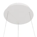 Steinhauer Pendelarmatuur RINGLEDE 1-vlams IP20, wit dimbaar