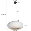 Steinhauer Pendelarmatuur SPARKLED LIGHT E27 IP20, dimbaar