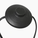 anne light & home arc luminaire CURVE 1 flame E27 IP20, black dimmable