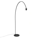 anne light & home arc luminaire CURVE 1 flame E27 IP20, black dimmable
