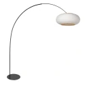 anne light & home arc luminaire CURVE 1 flame E27 IP20, black dimmable