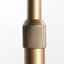 Steinhauer arc luminaire VELA LINO 1 flame E27 IP20, bronze dimmable