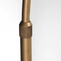 Steinhauer arc luminaire VELA LINO 1 flame E27 IP20, bronze dimmable
