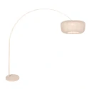 Steinhauer arc luminaire VELA LINO 1 flame E27 IP20, creme dimmable