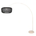 Steinhauer arc luminaire VELA LINO 1 flame E27 IP20, creme dimmable