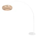 Booglamp MAZE NATURAL 1-vlams E27 IP20, wit dimbaar