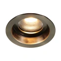Inbouwspot PELITE SPOT 1-vlams IP44, brons dimbaar