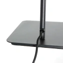 Steinhauer Staande lamp VOLARI 1-vlams IP20, zwart dimbaar