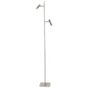 Staande lamp VOLARI 2-vlams IP20, staal dimbaar
