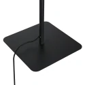 Steinhauer Staande lamp VOLARI 2-vlams IP20, zwart dimbaar