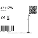Steinhauer Staande lamp VOLARI 2-vlams IP20, zwart dimbaar