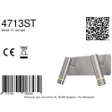 Steinhauer Wandarmatuur VOLARI 2-vlams IP20, staal dimbaar