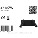 Steinhauer Wandarmatuur VOLARI 2-vlams IP20, zwart dimbaar