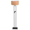 Steinhauer floor lamp STANG 2 flames E27 IP20, black 