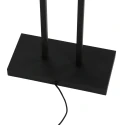 Steinhauer Staande lamp STANG 2-vlams E27 IP20, zwart 