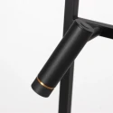 Steinhauer Staande lamp STANG 2-vlams E27 IP20, zwart 