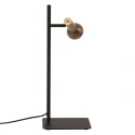 Mexlite table lamp KORA 1 flame GU10 IP20, black dimmable