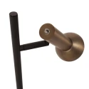 Mexlite table lamp KORA 1 flame GU10 IP20, black dimmable