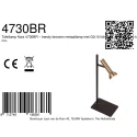 Mexlite table lamp KORA 1 flame GU10 IP20, black dimmable