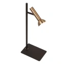Mexlite table lamp KORA 1 flame GU10 IP20, black dimmable