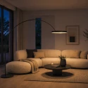 Steinhauer Staande lamp RINGLUX IP20, dimbaar