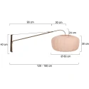 Steinhauer wall luminaire ELEGANT CLASSY E27 IP20, dimmable