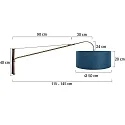 Steinhauer Wandarmatuur ELEGANT CLASSY E27 IP20, dimbaar