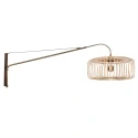 Steinhauer Wandarmatuur BREEZA BEACH 3 1-vlams E27 IP20, brons dimbaar