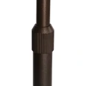 Steinhauer arc luminaire BREEZA BEACH 1 flame E27 IP20, cocoa dimmable
