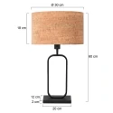 Steinhauer Staande lamp STANG E27 IP20, dimbaar