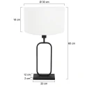 Steinhauer Staande lamp STANG E27 IP20, dimbaar