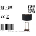 Steinhauer Staande lamp STANG E27 IP20, dimbaar