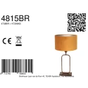 Steinhauer Staande lamp STANG E27 IP20, dimbaar
