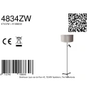 Steinhauer Staande lamp STANG E27 + GU10 IP20, dimbaar