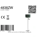 Steinhauer Staande lamp STANG E27 + GU10 IP20, dimbaar
