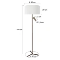 Steinhauer Staande lamp STANG E27 + GU10 IP20, dimbaar