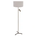 Steinhauer floor lamp STANG 2 flames E27 + GU10 IP20, bronze dimmable