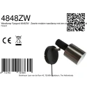 anne light & home Wandarmatuur FJORGARD 1-vlams E27 IP20, zwart dimbaar