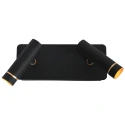 wall luminaire LUMO 2 flames IP20, black dimmable