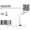 Mexlite Staande lamp PENTRA E14 IP20, dimbaar
