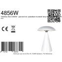 anne light & home Tafelarmatuur MUSH 1-vlams IP20, wit dimbaar