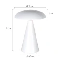 anne light & home Tafelarmatuur MUSH 1-vlams IP20, wit dimbaar